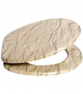 Soft Close Toilet Seat Sand Stone