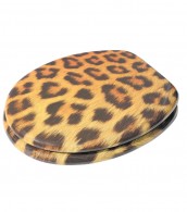 Soft Close Toilet Seat Leopard