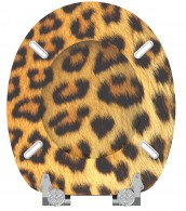 Soft Close Toilet Seat Leopard