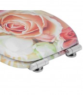 Soft Close Toilet Seat Pink Rose