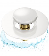 Pop-Up Wash Basin Plug White