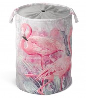 Laundry Basket Flamingo